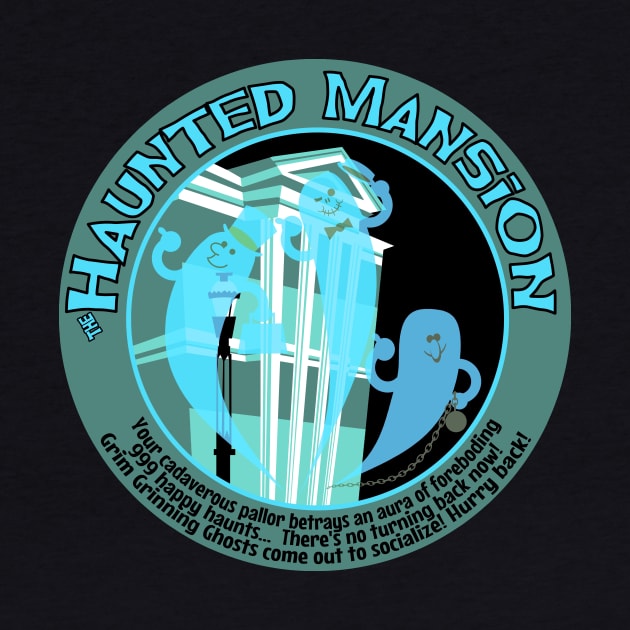 Haunted Mansion (black and blue) by brodiehbrockie